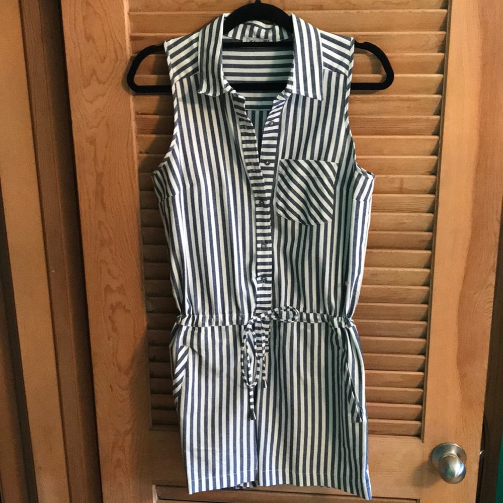 Striped Romper - image 1